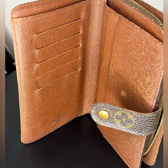 Louis Vuitton Monogram Canvas Wallet Authentic Porte Monnaie Billets Viennois - Picture 2 of 10
